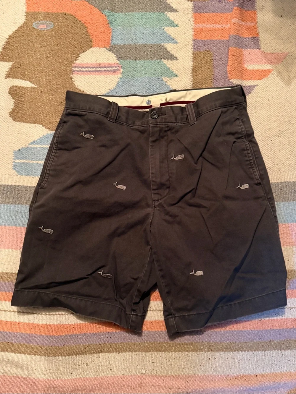 J. Crew Whale Graphic Shorts Men 32 W Gramercy